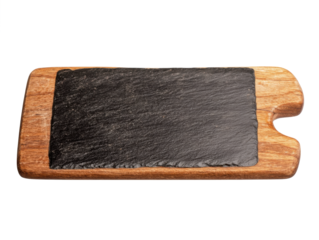 Rustic wooden and slate chalkboard for education and design