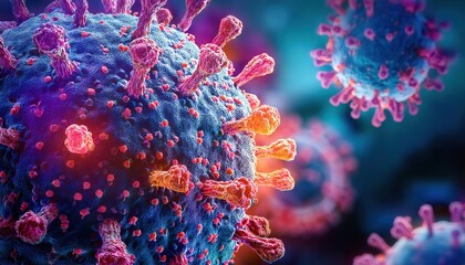 The title is: Microscopic Visualization of Coronavirus Structure and Details