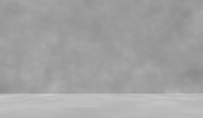 Empty gray concrete room studio background. Background for displaying product. Product presentation texture background.