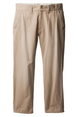 ベージュ色のチノパン(chinos)