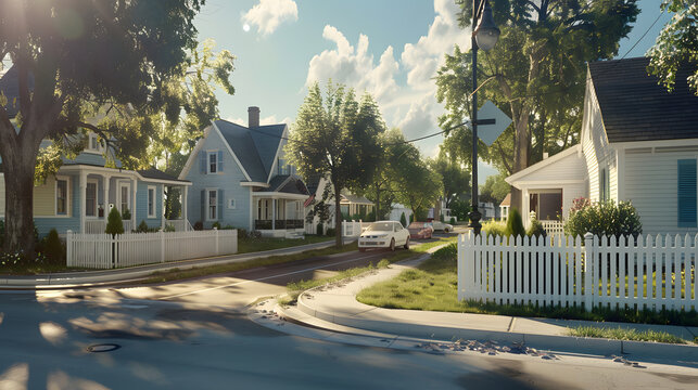 Teen practicing parallel parking on a quiet suburban street