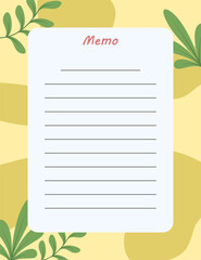cute memo paper 
