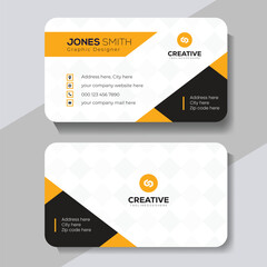 Professional corporate business card design 