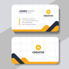 Professional corporate business card design 