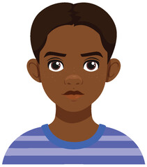 Young Boy Avatar Illustration