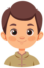 Cute Boy in Traditional Attire