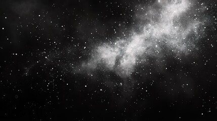 Expansive Starry Night Sky with Cosmic Dust