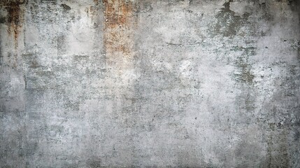 Fototapeta premium Textured Concrete Wall with Rust Accents