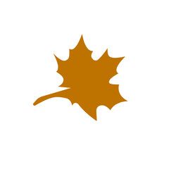 brown leaf vector design