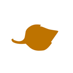 brown leaf vector design