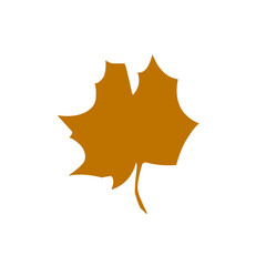 brown leaf vector design