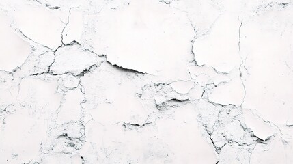 Cracked White Wall Texture for Background Use