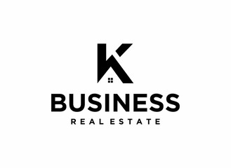 A logo featuring a stylized letter 'K' and the words 'Business Real Estate'.