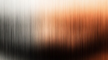 Silver and bronze gradient, transitioning smoothly between the two metallic tones for a sleek and contemporary visual