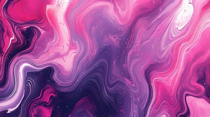Abstract Pink and Purple Fluid Background Design