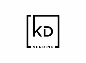 A minimalist logo featuring the letters 