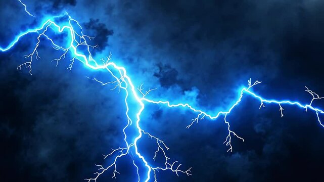 Realistic thunder light and blue smoke cloud bottom frame. Mysterious lightning glow border wide panoramic element. Fluffy magic spell mist glowing with bolt energy charge overlay turquoise design