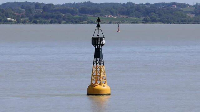 Floating Buoy in Blaye Waters