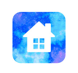 マーブルな星空｜家アイコン