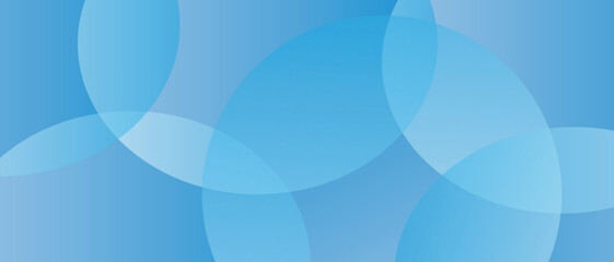 abstract creative blue gradient background with circle suitable for banner poster.