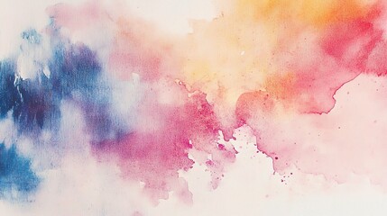 Obraz premium Abstract Watercolor Blush and Blue Background