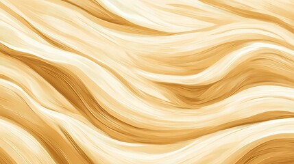 Abstract Swirling Pattern in Warm Hues of Beige and Gold