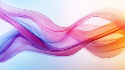 Colorful Waves of Light and Movement