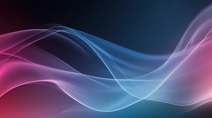 Abstract Wavy Background in Soft Colors