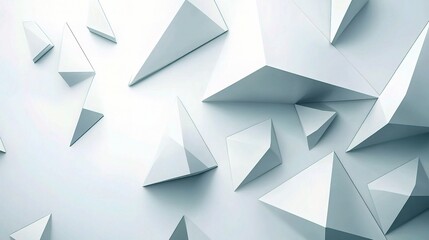 Obraz premium Geometric Shapes in Soft Tones for Modern Design