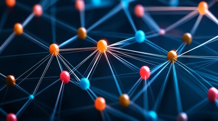 Diversity connections, smooth translucent effects, flat design illustration