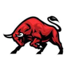 illustration of an american buffalo