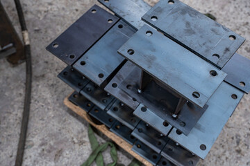 Pièce de métal dans un atelier