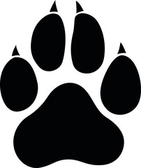 Panther Paw Cricut and Silhouette SVG file