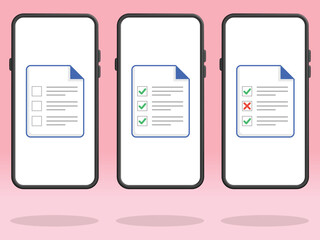 Smartphone Checklist File Tick Box Document