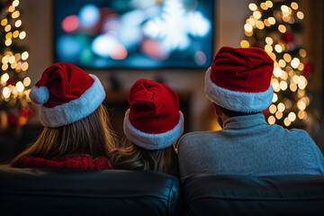 People watch a movie together