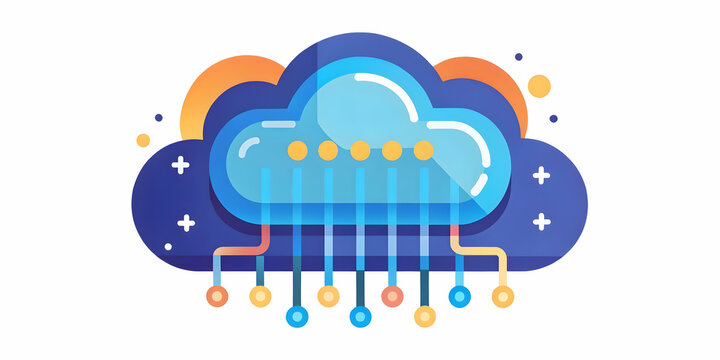 Macro Shot of Cloud App Icon on Screen: Close-Up of Finger About to Tap Touchscreen Device, Emphasizing User Interaction in Cloud App Development Photography