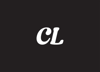 CL letter logo and initial logo design