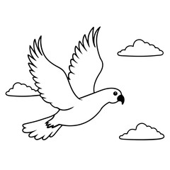 Obraz premium australian-cockatoo-flying