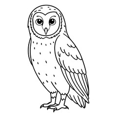 barred-owl-standing