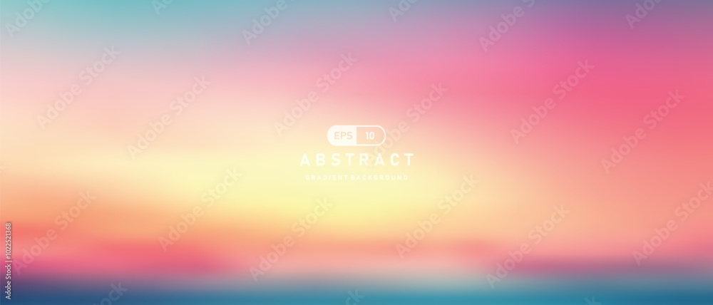Aufkleber Abstract background,color vector banner gradient pattern. Blurred light fuzz colorful gradient background. Vector soft horizontal backdrop background design,​ wallpaper​ design, art​ design, painting