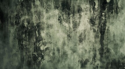 Obraz premium Ancient grunge green textured wall background