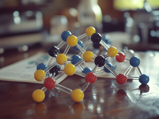 Colorful Molecular Model Kit for Interactive Chemistry Education and Hands-On Learning