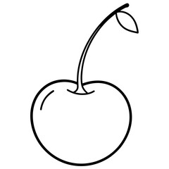 vector illustration of cherry--Barbados fruit