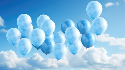balloons blue ballons