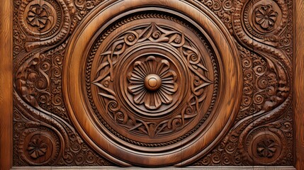 carved wood pattern