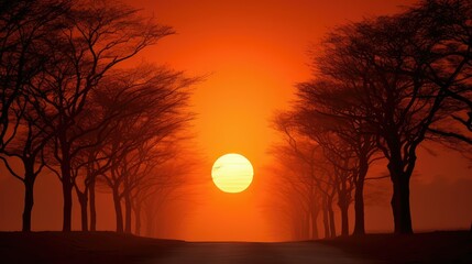 glow orange flares