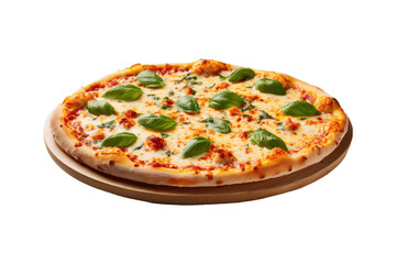 Red flying silk fabric on a transparent background