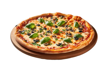 Red flying silk fabric on a transparent background