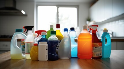 household bleach bottles