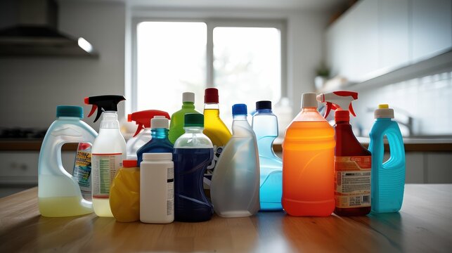 household bleach bottles